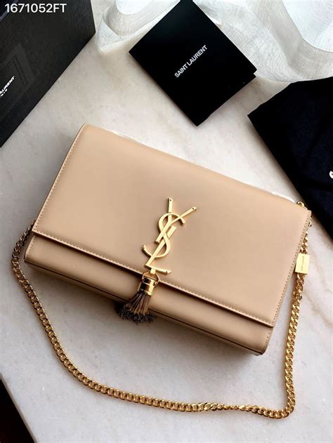 ysl tas beige